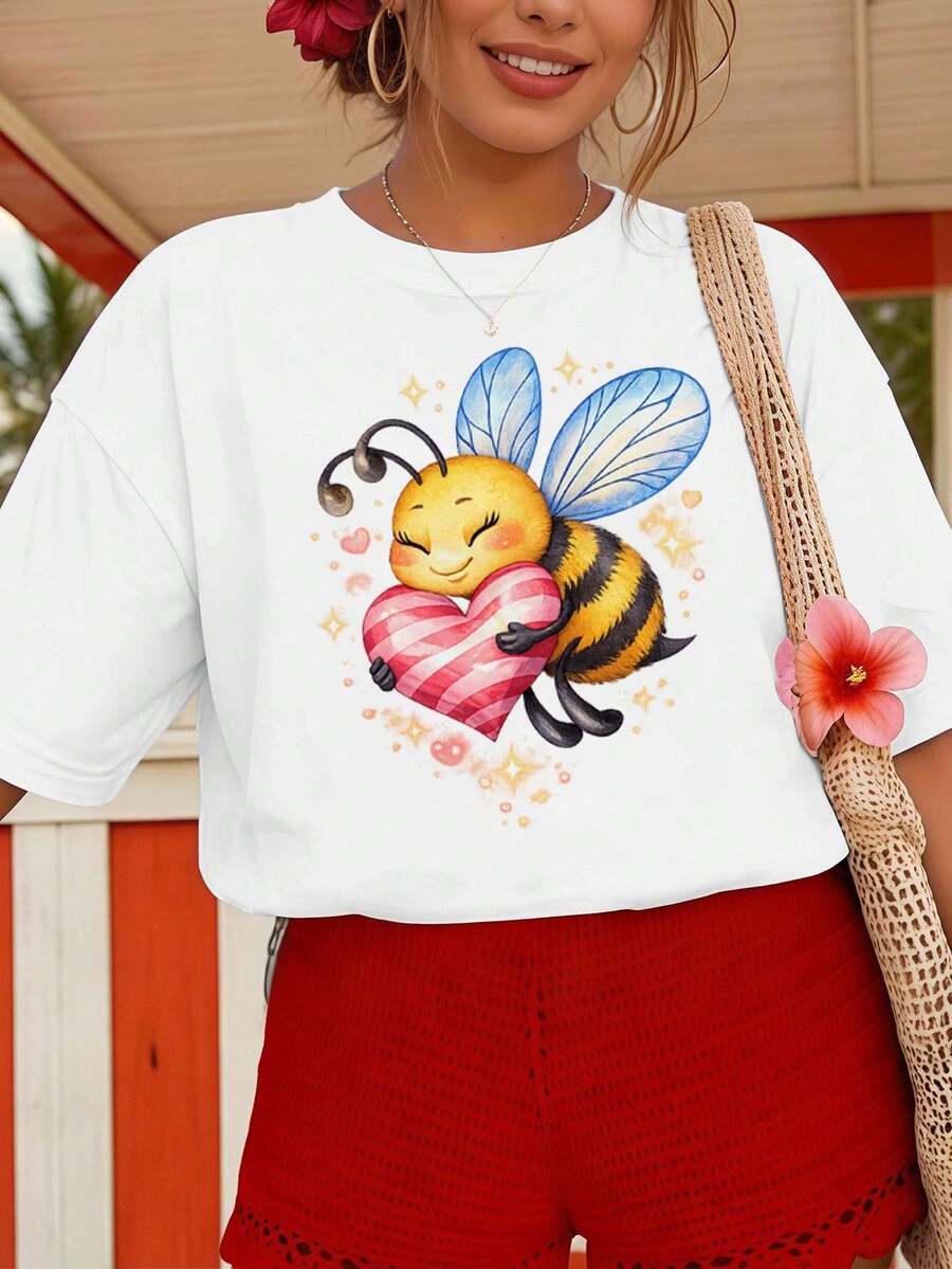 Women T-Shirts - White - View 1