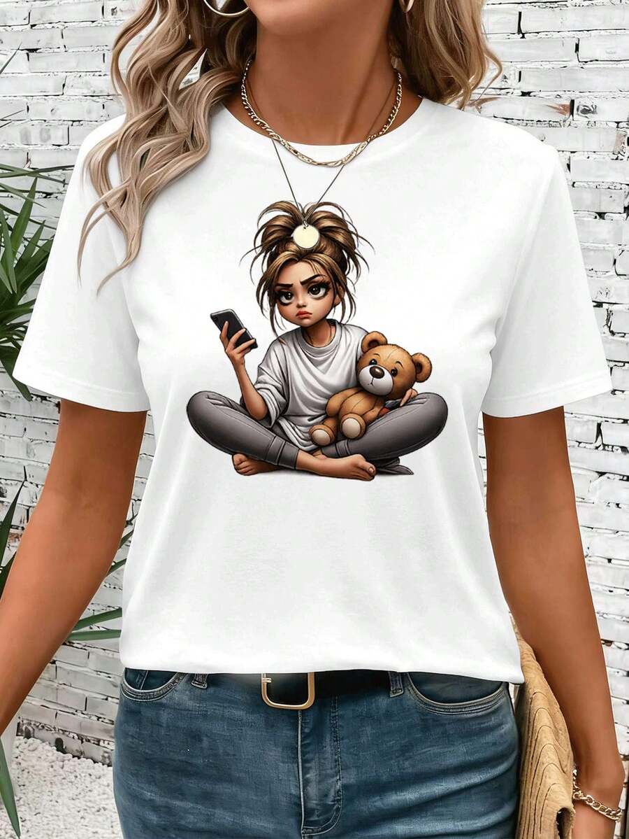 Women T-Shirts - White - View 1