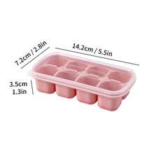 1/2/4pcs 8 Grids Plastic Ice Mold With Lid, Reusable Fruit & Beverage Ice Tray, Beer Refrigeration Tool, Suitable For Refrigerator Ice Maker In Kitchen, Restaurant,Bar - View 21