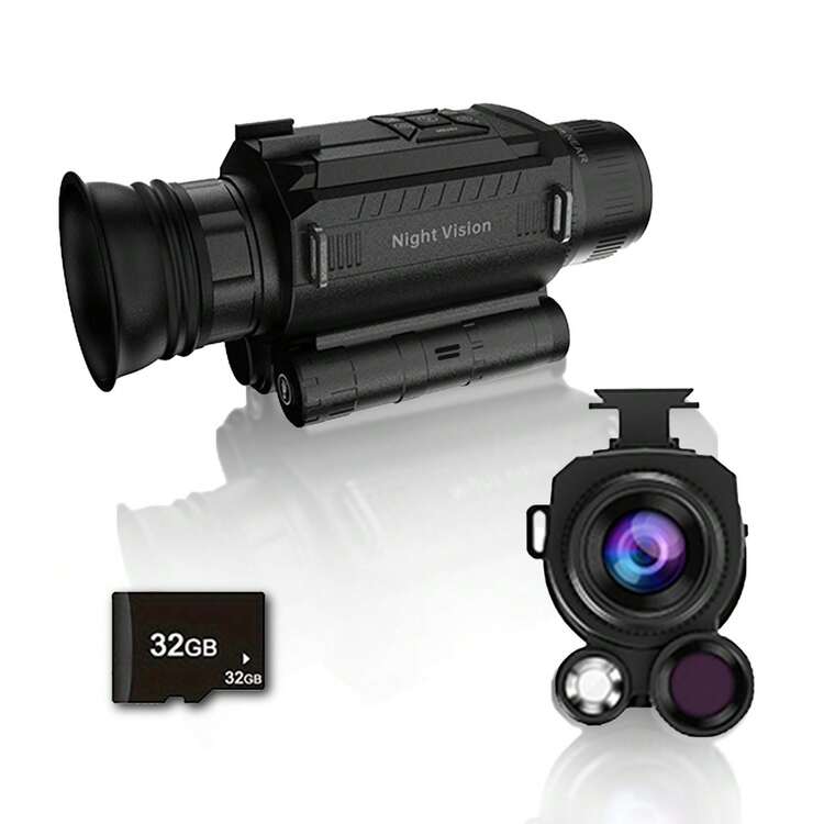 Suier 40MP 4K UHD Monocular Telescope With 600m 4K UHD Vision, Circular Screen, Night Vision, Tactical Light, Suitable For Outdoor Activities - View 11