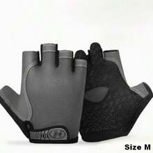 1 Paar Unisex Anti-Schwielen Fitness Handschuhe, geeignet für Sportausrüstung Training, Radfahren, Klimmzüge, Gewichtheben, Kettlebell, rutschfest - Verschiedenfarbig - Übersicht 9
