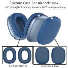 Set Casing Pelindung Silikon Kompatibel dengan Max, Casing Pelindung Silikon Lembut Transparan, Penutup Pelindung TPU, Casing Pelindung Silikon Terbaru, Penutup Pelindung Silikon, Tahan Air, Tahan Debu, Anti Sidik Jari, Tahan Gores, Anti Jatuh, Perlindungan Menyeluruh 360°, Cangkang Pelindung Headphone Silikon Transparan, Penutup Ikat Kepala Silikon, Bahan Silikon Lembut, Lebih Nyaman, Tahan Lama dan Mudah Dibersihkan, Tersedia Berbagai Warna, Hadiah yang Bagus - MultiWarna - View 19