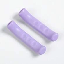 1對 75*15mm 防滑矽膠煞車把手套，通用於登山車/公路車/摺疊車，9色可選，耐磨防水，防止刮傷，輕量化，安裝簡單（浸泡溫水），高CP值單車禮物 - 自行車 煞車 保護套 - 查看 14