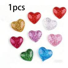 12 pièces/6 pièces/3 pièces Aimants réfrigérateur en forme de cœur brillants - Aimants de réfrigérateur pailletés convenant pour les tableaux blancs et les cuisines, décoration de bureau mignonne, cadeau de la Saint-Valentin pour elle, fournitures pour la maison - multicolore - Voir 10