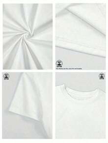 Summer Men's Fashion Pattern Short Sleeve T-Shirt - 白色 - 查看 4
