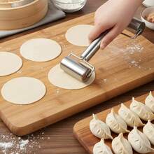 Stainless Steel Rolling Pin, Smooth Non-Stick Dough Roller, Suitable For Baking Pizza, Dumplings And Pastries - View 4