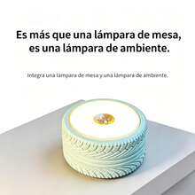 AMAZING VISION Lámpara de Mesa Recargable USB con Protección Ocular, Diseño Plegable y Rueda para Ajustar Brillo – Ideal para Estudio, Oficina o Lectura, Luz Portátil que Crea Ambiente - Morado - Ver 5