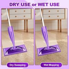 Orighty Microfiber Mop Pads Compatible With  Wet Jet, Reusable  Wet Jet Pads Refills, 12 Pack Machine Washable Replacement Pad For Multi Surface Wet &Amp; Dry Cleaning - MàuD - Xem 4