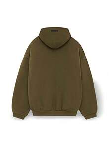ALO 7/8 High-Waist Airlift Legging Women & Men's Outdoor Hoodie Set High Waist Shaping Lightweight Breathable Stretch Good Elasticity Close-Fitting Soft Knit Skin-Friendly Seamless Loose Fit Adjustable Drawstring Easy Clean Solid Color Yoga Gym Outdoor Commuting After-Work Travel Olive Green W5766r-OLIVE GREEN 192BT246254F - green+Olive Green - View 3