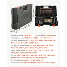 Screw Extractor Set With Drill Bits, 65 Pieces, Easy Out Nut Bolt Extractors And Drill Bits, With Adapters, Solid Storage Case, Cr-Mo Steel For Removing Rounded, Broken, Or Stripped Fasteners - Screw Extractor Set, 65 Pieces - View 7