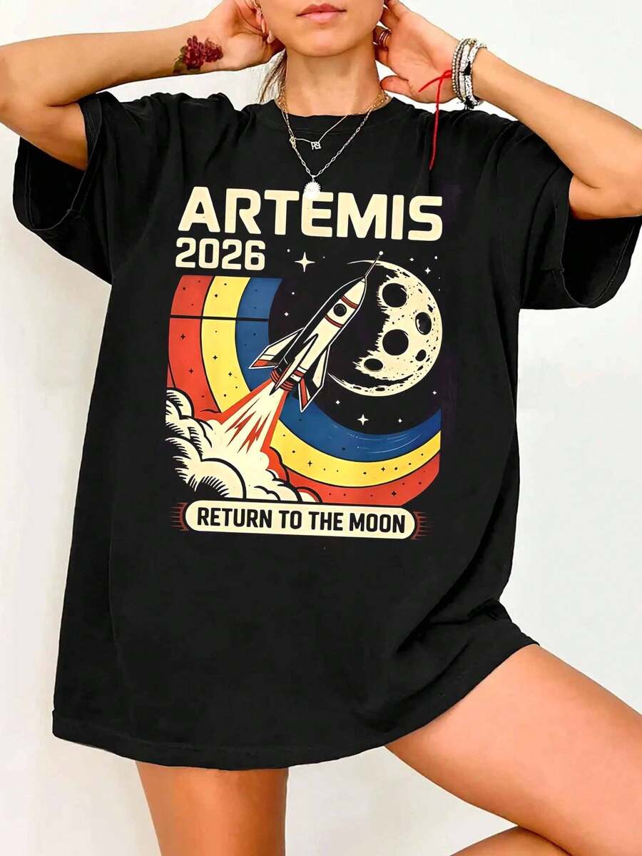 Women T-Shirts - Black - View 1