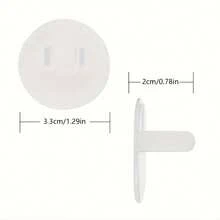 5pcs/10pcs Set Transparent Outlet Covers, Suitable For Home And Office, Portable And Universal Dust-Proof Design - A - View 4