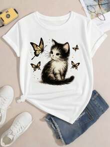 Women T-Shirts - White - View 2