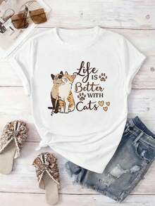 Women T-Shirts - White - View 2