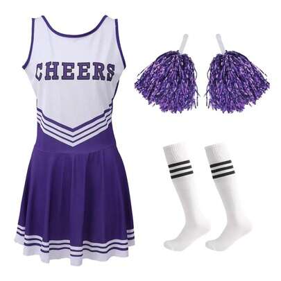 Cheerleading Group Dance Performance Costumes, Cheerleading Performance Outfits, Outdoor Sports Cheerleading Performance Clothing