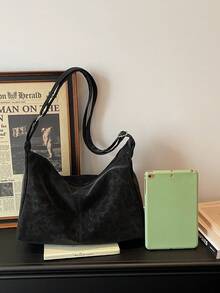 Bolso de hombro para mujer, nuevo diseño de moda, elegante y con estilo - Negro 5 - Ver 4
