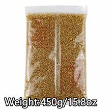 1 Túi hạt cườm thủy tinh tráng bạc 2/3mm, hạt cườm thủy tinh dùng cho thêu chữ thập, làm vòng tay, vòng cổ, bông tai thủ công. - Ngọc trai hỗn hợp - Xem 36