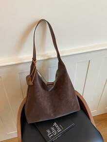 New Fashionable Large Tote Bag For Women, Shoulder Bag With High-Quality Design - Coffee - View 10
