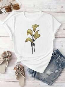 Women T-Shirts - White - View 2