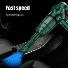 Portable Cordless Vacuum Cleaner, Powerful Suction Handheld Vacuum Cleaner For Commercial Use, 2000mAh Large-Capacity Battery, USB Rechargeable With Multiple Accessories, Suitable For Cars, Homes, Offices And Household Tools - Multicolor - View 5