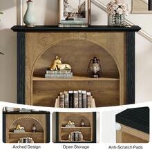 Tribesigns Console Table, Rustic Sofa Table Behind Couch For Entryway, Living Room, Hallway, Foyer - Brown - View 8