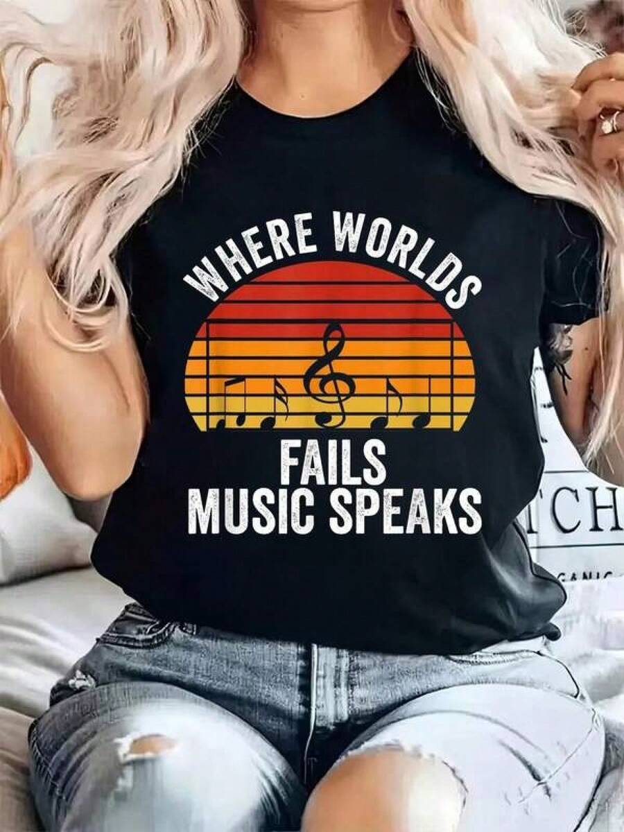 Women T-Shirts - Black - View 1