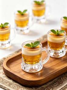 10pcs Mini Beer Mugs, Transparent Plastic Cups With Handles, Unique Party Drinkware For Whiskey, Tequila, Suitable For Parties, Weddings, Birthdays, Beer Festivals, BBQs, Family Gatherings, Bars, Beer Accessories, Water Cups - A - View 2