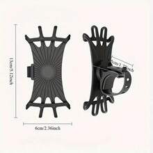 4-7 Inch Bicycle Phone Holder - 360° Rotatable Anti-Shock Anti-Slip Handlebar, Durable Black ABS GPS Bracket, Road/Mountain Bike Specific - Hands-Free Navigation Cycling Accessory, Stylish Phone Frame, Metal Clamp Mechanism - Multicolor - View 11