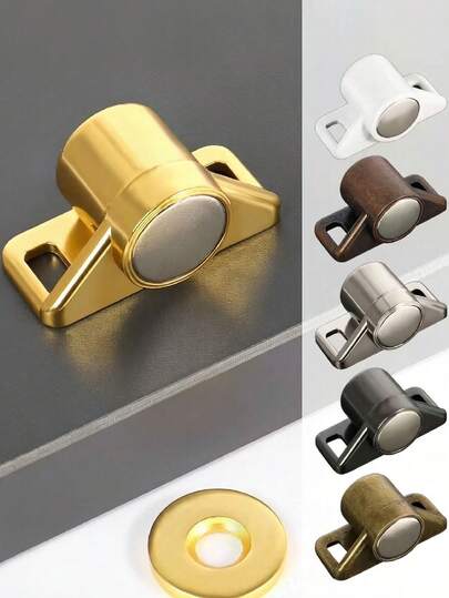 1 cái. Bộ chặn cửa từ tính hình tròn, thích hợp cho cửa tủ bếp. Những bộ chặn cửa từ tính chắc chắn này rất lý tưởng cho tủ bếp, tủ quần áo, tủ phòng tắm, ngăn kéo và tủ đựng đồ.