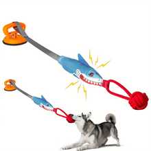 Dog Suction Cup Tug Toy, Pet Chew Sound Toy, Puppy Training Interactive Pet Supplies - Màu xanh lam - Xem 7