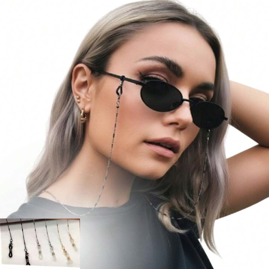 Women Glasses Accessories - Rhodium đen - Xem 1