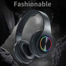 B39 无线 RGB 炫彩游戏耳机，重低音 HiFi 音质，超长续航，兼容 iOS 和安卓系统，150mAh 电池 - 查看 6
