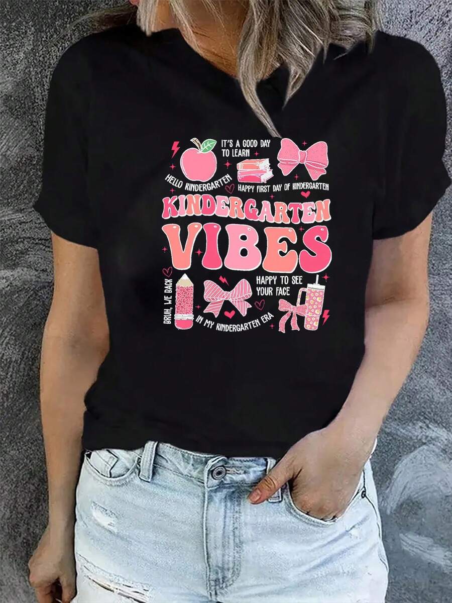 This Lightweight And Comfortable Women's Short-Sleeved T-Shirt Is Perfect For Everyday Wear. Its Soft, Breathable Fabric Makes It Ideal For Casual Activities Both Indoors And Outdoors. The Solid Gray Color And Easy, Modern Design Make It Suitable For Various Occasions. - 黑色 - 查看 1