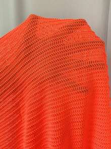 Swim Basics Set cover up unicolor con botón delantero - Naranja Quemada - Ver 8