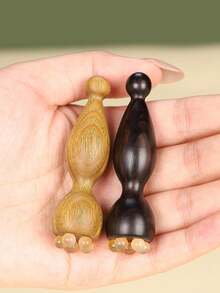4支装紫檀角眼霜棒，面霜棒，莲子眼部按摩棒，真檀香眼部穴位按摩放松眼部护理 - 彩色 - 查看 3