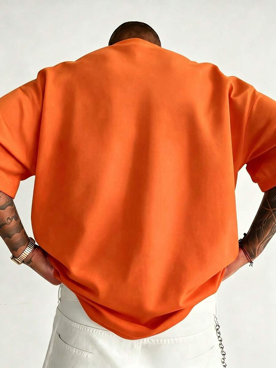 男士图案T恤，复西足球球衣 - 传奇10号，休闲足球衫，透气针织面料，常规版型圆领设计