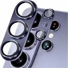 Galaxy S26/S26Plus/S26Ultra Camera Lens Glass Protector Set, Full Coverage Design, Anti-Oil, Anti-Scratch, Anti-Fingerprint, Anti-Dust, Bubble-Free - Black - View 8