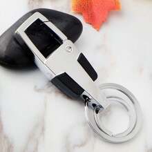 1 pieza Llaveros para llaves de coche, llavero con anillo de liberación rápida desmontable con 2 anillos de llave, organizador de llaves de coche de gran resistencia, clip para portallaves para hombres y mujeres - A - Ver 4