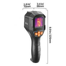 Wärmebildkamera, TISR Superauflösung 240x180, handheld Thermokamera mit 2 MP visueller Kamera, 96x96 IR-Auflösung, 25 Hz Bildwiederholfrequenz, -20 -550 °C, 4 Bildmodi & 6 Farbpaletten - 96 * 96 Pixel Auflösung - Übersicht 12