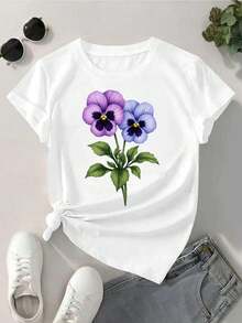 Women T-Shirts - White - View 2