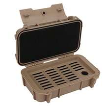 Estuche rígido impermeable, de herramientas para instrumentos de  Resistente a la presión Resistente al desgaste Resistente a los impactos para exteriores impermeable, color barro - Caja doble impermeable color barro - Ver 9