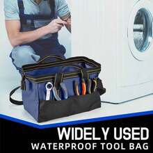 Maleta De Herramientas Gran Capacidad Mochila Organizador impermeable y resistente al desgaste - A - Ver 8