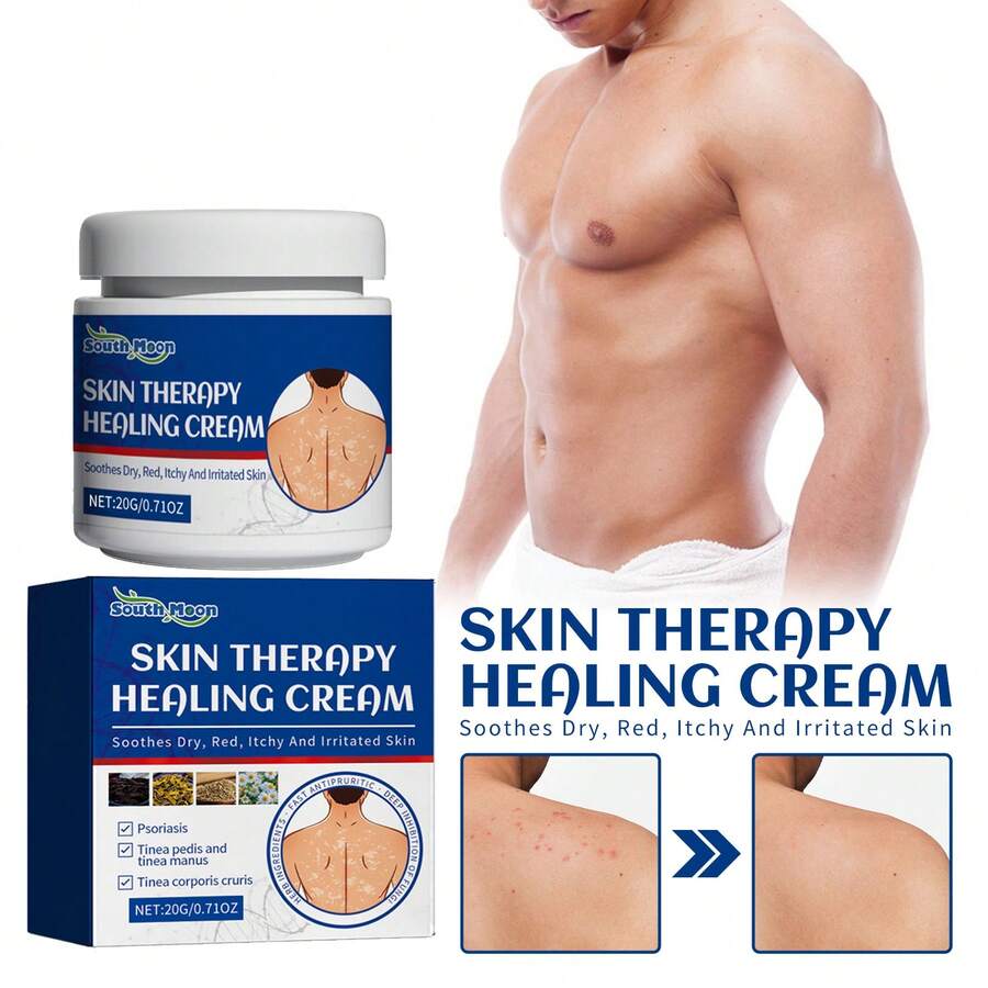 Crema para el Cuidado de la Piel South Moon, Ingredientes Suaves que Nutren la Piel del Cuerpo y Alivian el Enrojecimiento, Ungüento para el Cuidado de la Piel - 1 - Ver 1