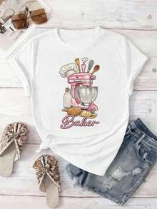 Women T-Shirts - White - View 2