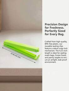 20/15/10/5/2pcs Set Food Bag Sealing Clips, Plastic Bag Clips In Various Sizes, Suitable For Snacks, Coffee, Chips And Other Food Storage Bags - Multicolor - View 10