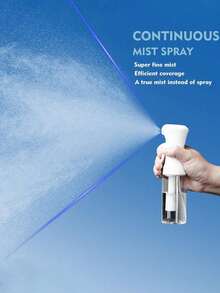 1Pc Simple Transparent Ultra-Fine Atomization High Pressure Sprayer Bottle, Thickened Pressure And Drop Resistant PET Material, One-Click Continuous Press For Uniform Mist Output, Leakproof And Clog-Free Nozzle Design,Kitchen - View 6