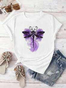 Women T-Shirts - White - View 2