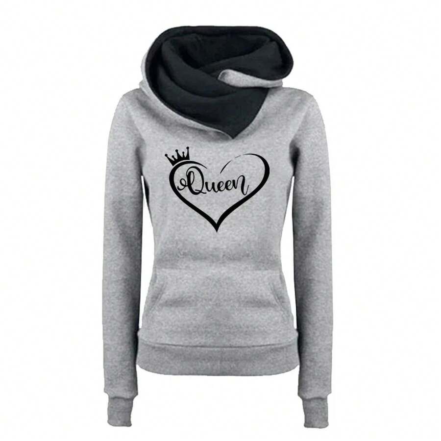 Oferta Especial: Conjunto Deportivo de Moda 2026 para Mujer - Ropa Casual para Exteriores y Uso Diario, Pantalones de Chándal y Sudadera de Manga Larga de Estilo Sencillo - Top gris - Ver 1