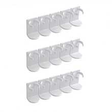 5/10/15 Piezas Estante de almacenamiento ajustable montado en la pared sin taladro, organizador de especias de cocina, cosméticos de baño - A - Ver 10