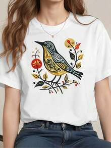 Women T-Shirts - White - View 1